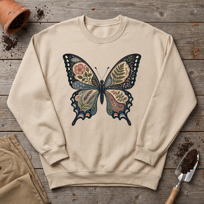 Botanical Butterfly Sweatshirt