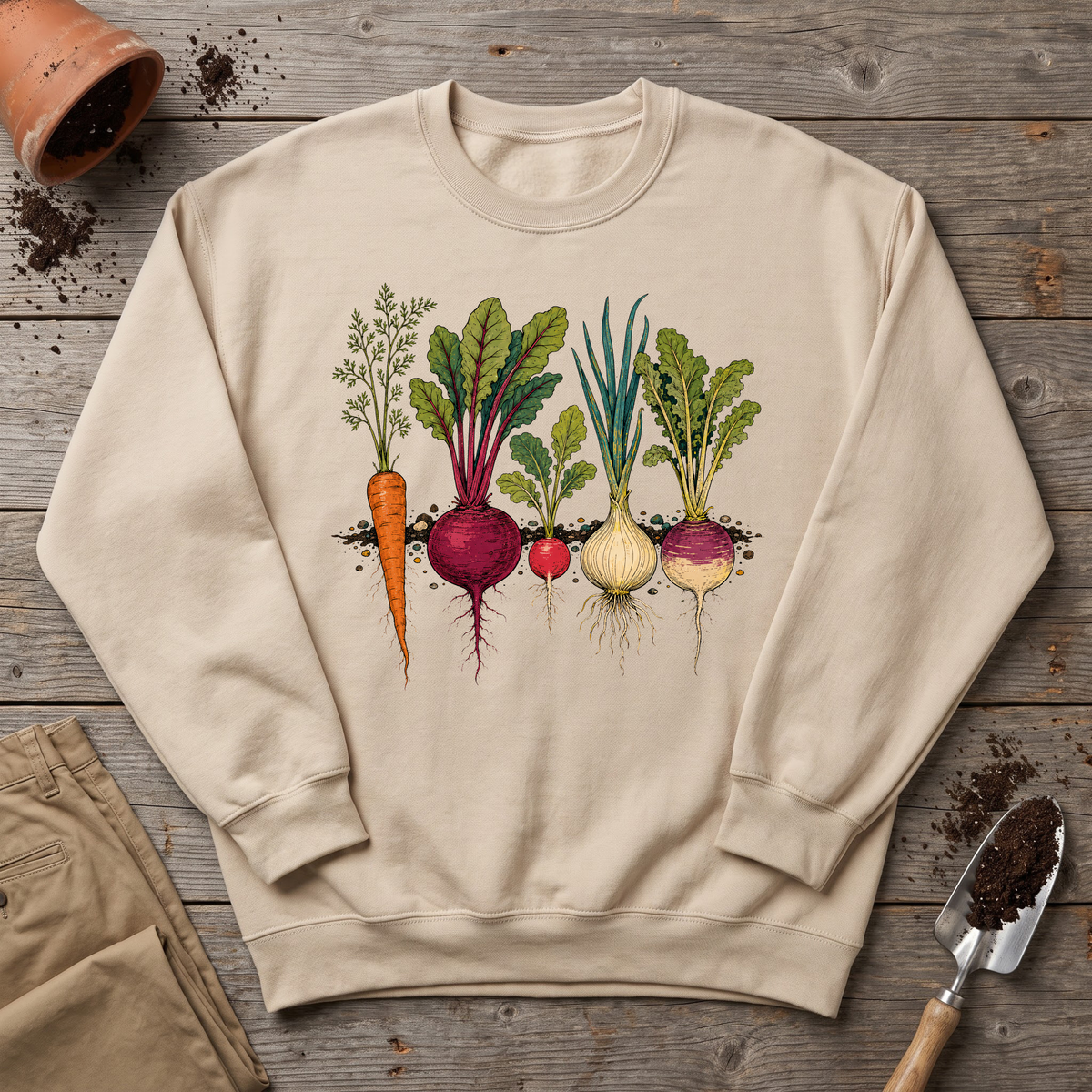 Root Vegetable Garden Sweatshirt
