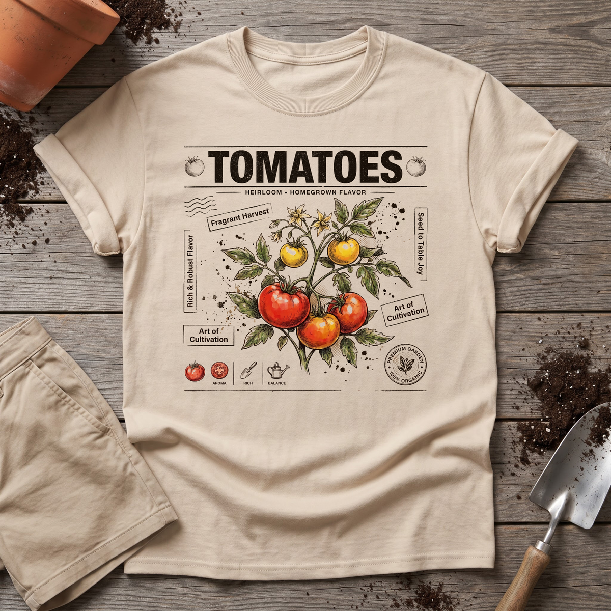 Heirloom Tomatoes Garden T-Shirt