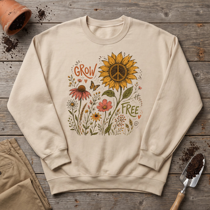 Grow Free Wildflowers Sweatshirt