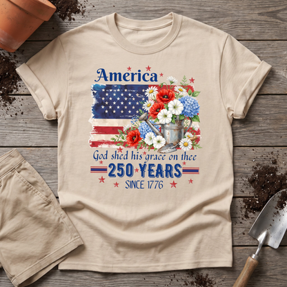 Grace in Bloom America T-Shirt