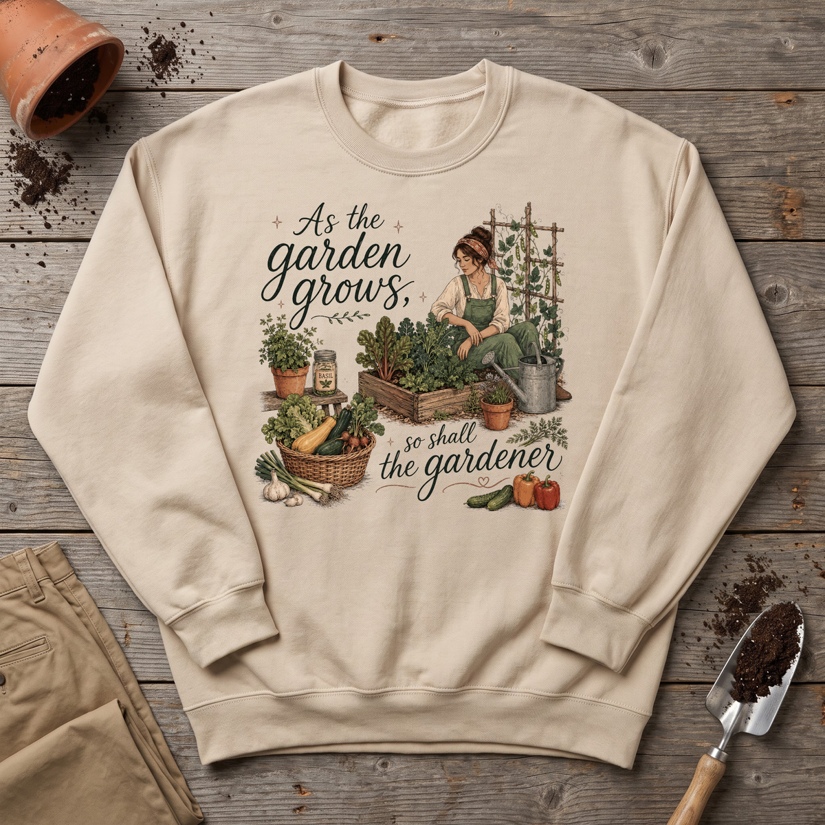Growing With the Garden Sweatshirt