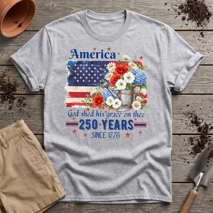 Grace in Bloom America T-Shirt