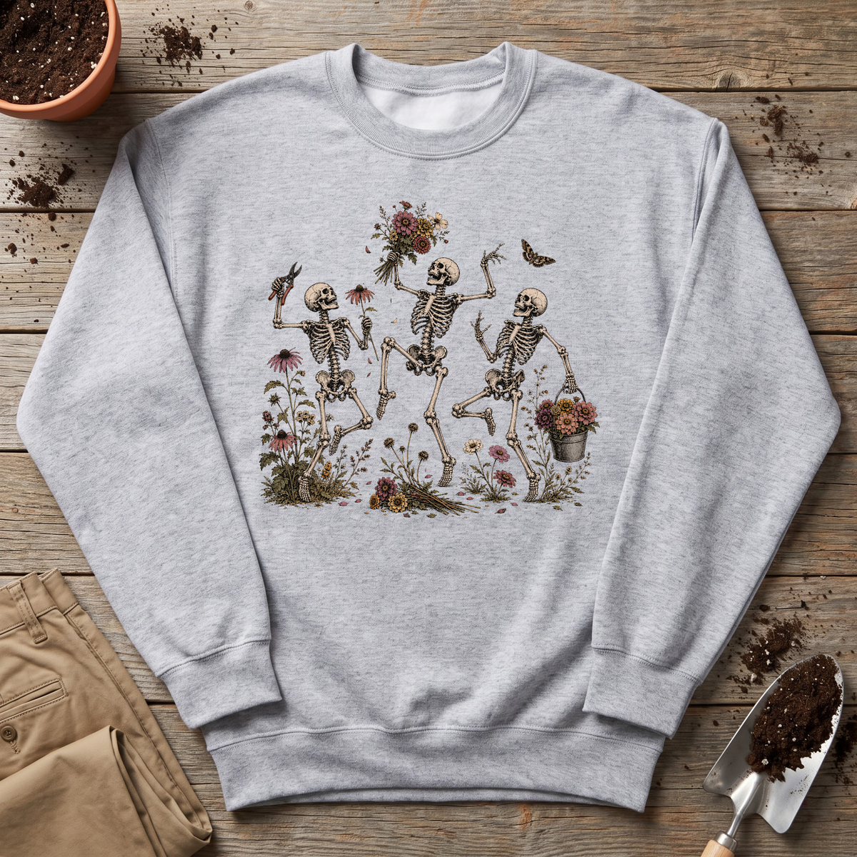 Skeleton Gardeners Sweatshirt