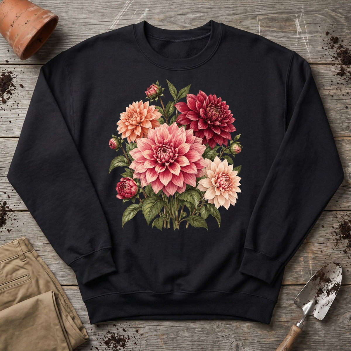 Dahlia Bouquet Sweatshirt