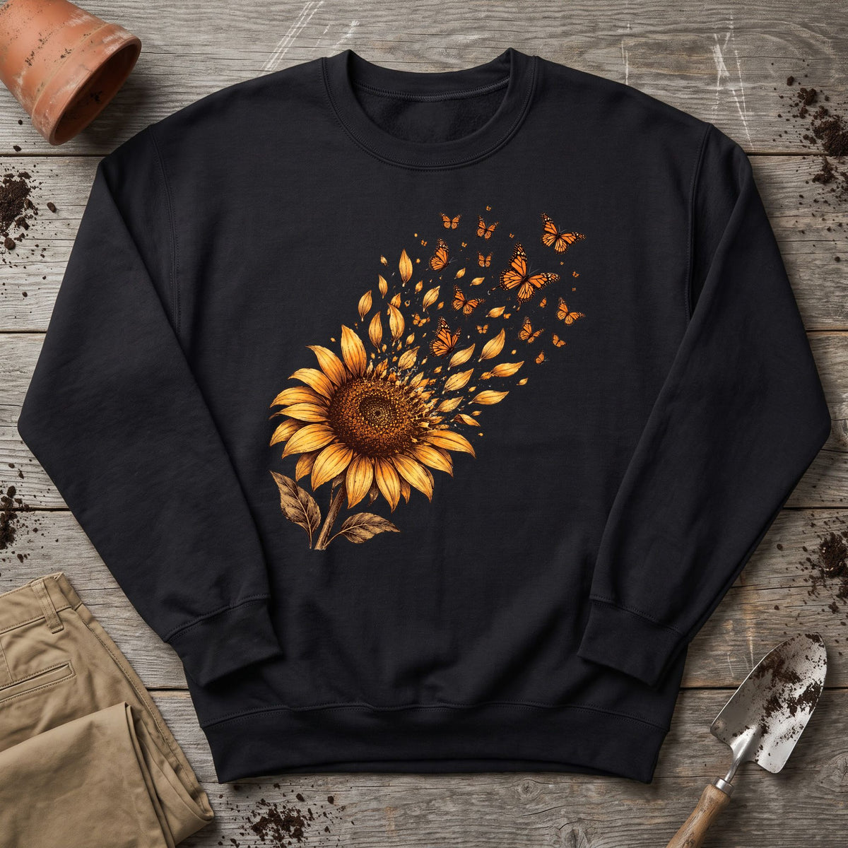 Monarch Sunflower Sweatshirt
