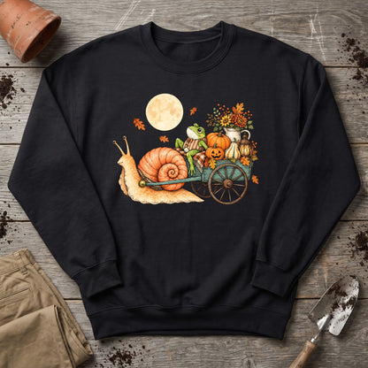 Moonlit Pumpkin Wagon Sweatshirt