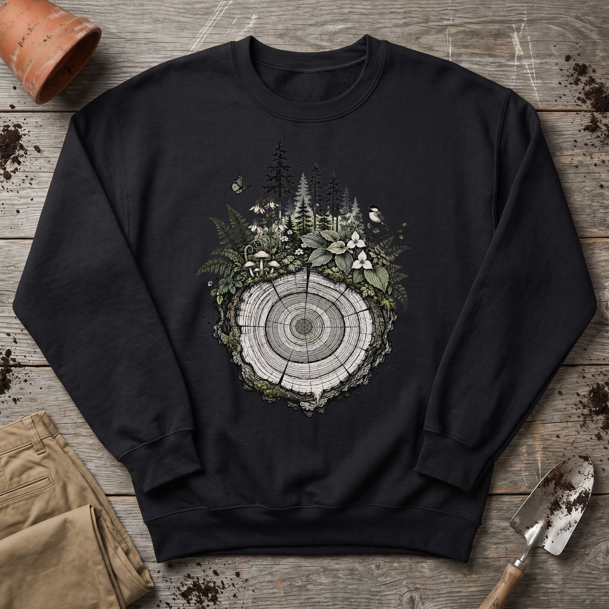 Forest Growth Rings Sweatshirt