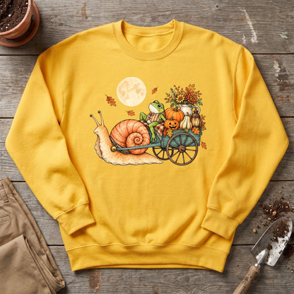 Moonlit Pumpkin Wagon Sweatshirt