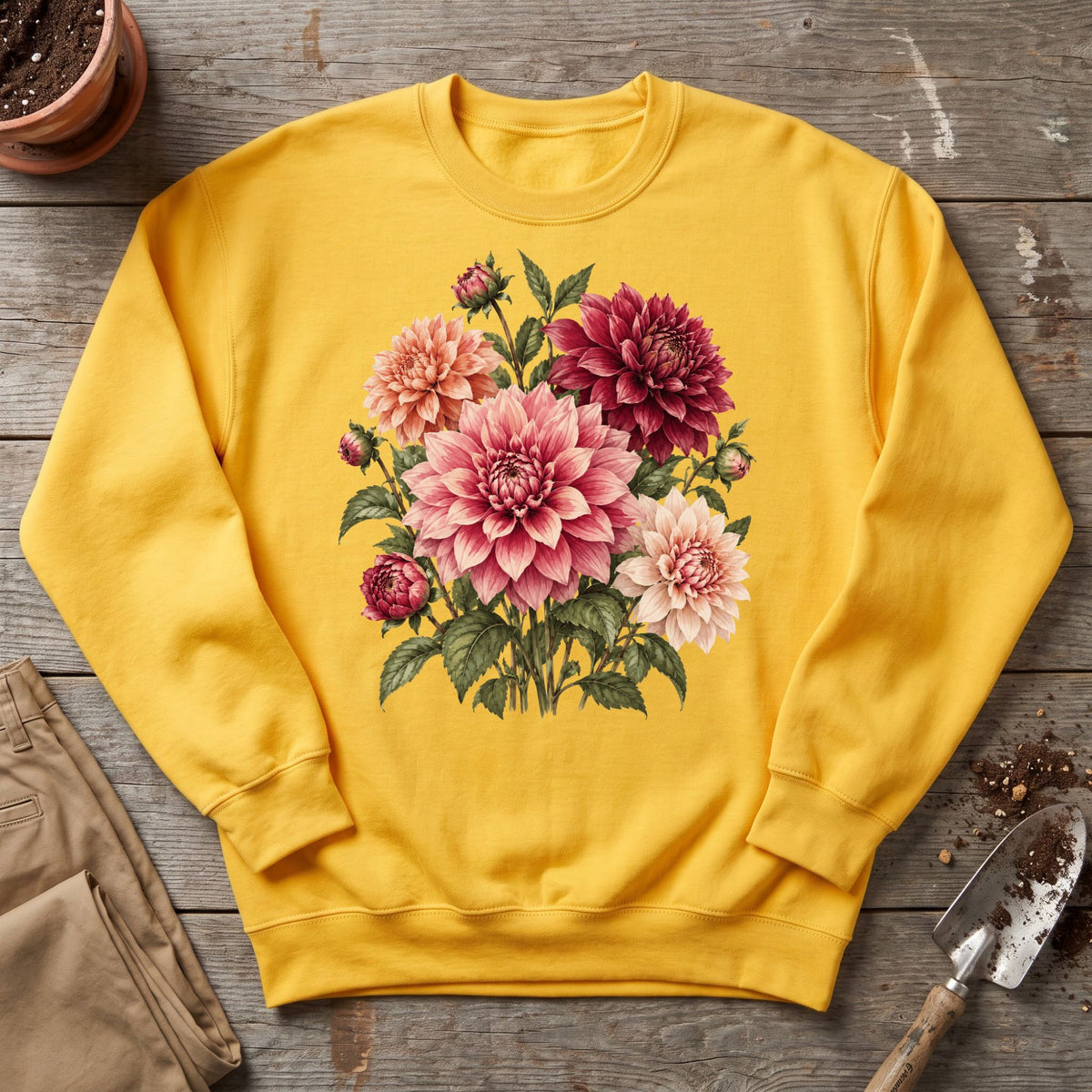 Dahlia Bouquet Sweatshirt