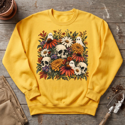 Ghostly Garden Blooms Sweatshirt