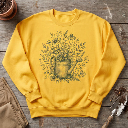 Botanical Watering Can Sweatshirt