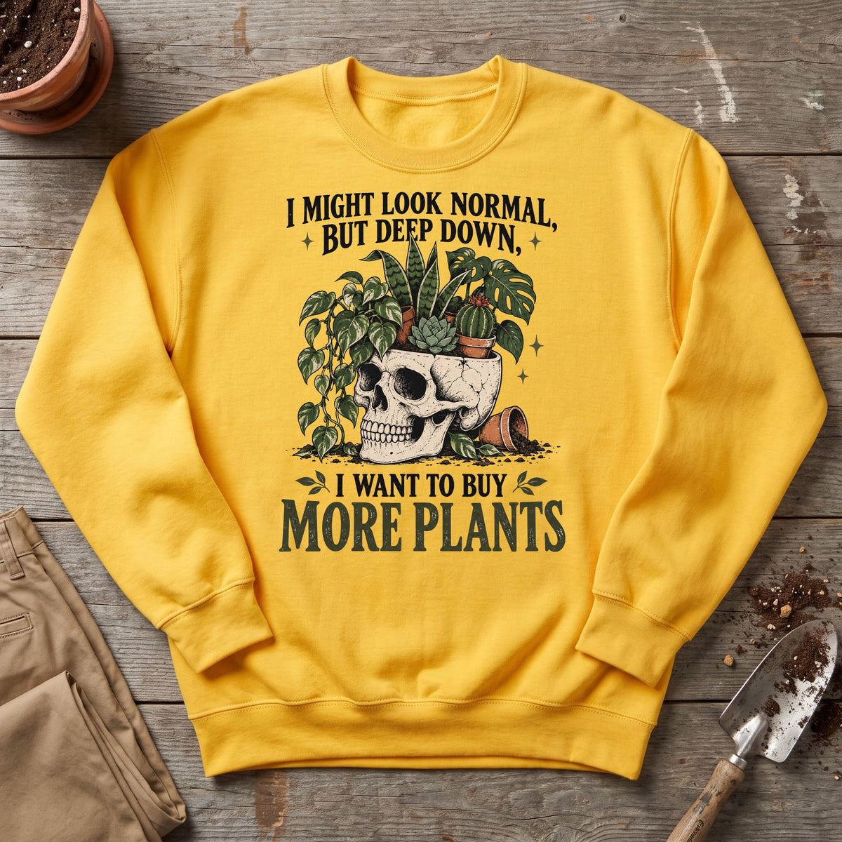 Buy More Plants Sweatshirt