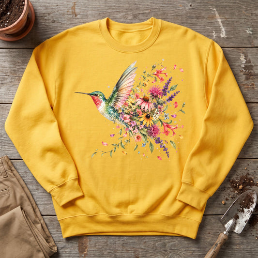 Hummingbird in Bloom Sweatshirt