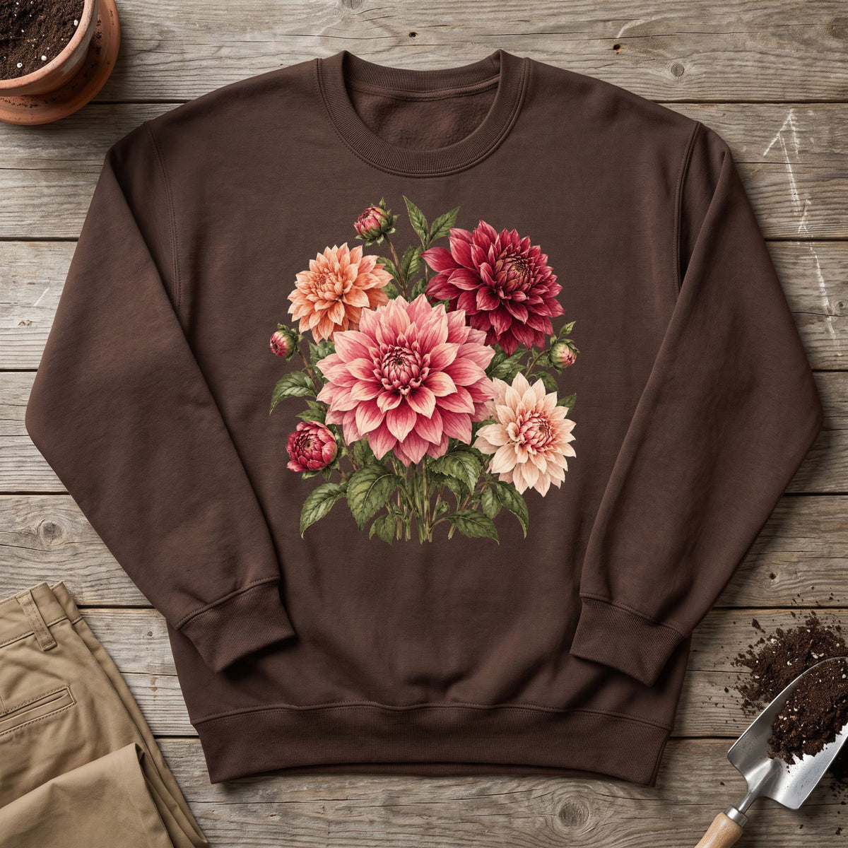 Dahlia Bouquet Sweatshirt
