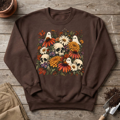 Ghostly Garden Blooms Sweatshirt