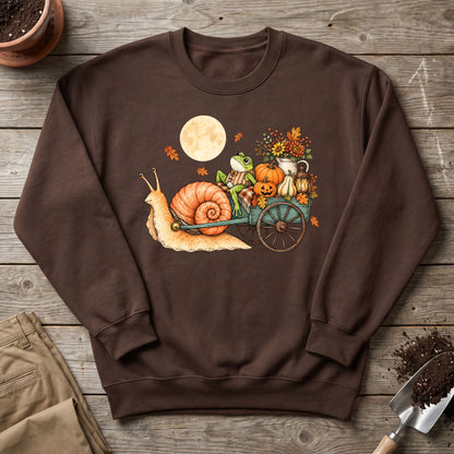 Moonlit Pumpkin Wagon Sweatshirt