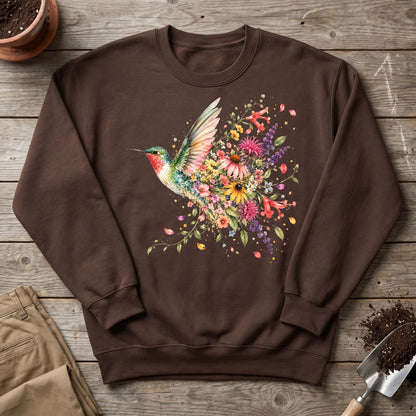 Hummingbird in Bloom Sweatshirt