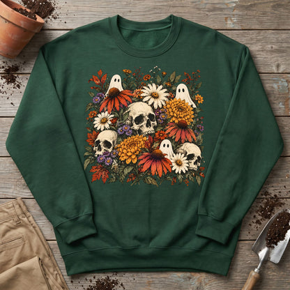 Ghostly Garden Blooms Sweatshirt