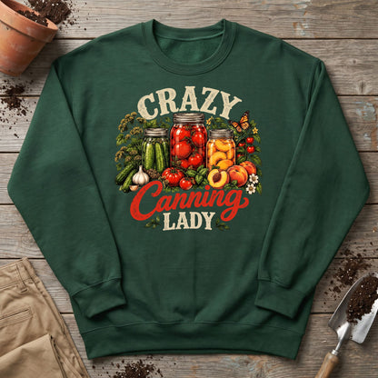 Crazy Canning Lady Sweatshirt
