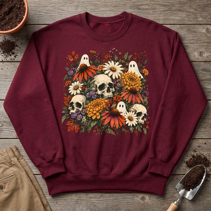 Ghostly Garden Blooms Sweatshirt