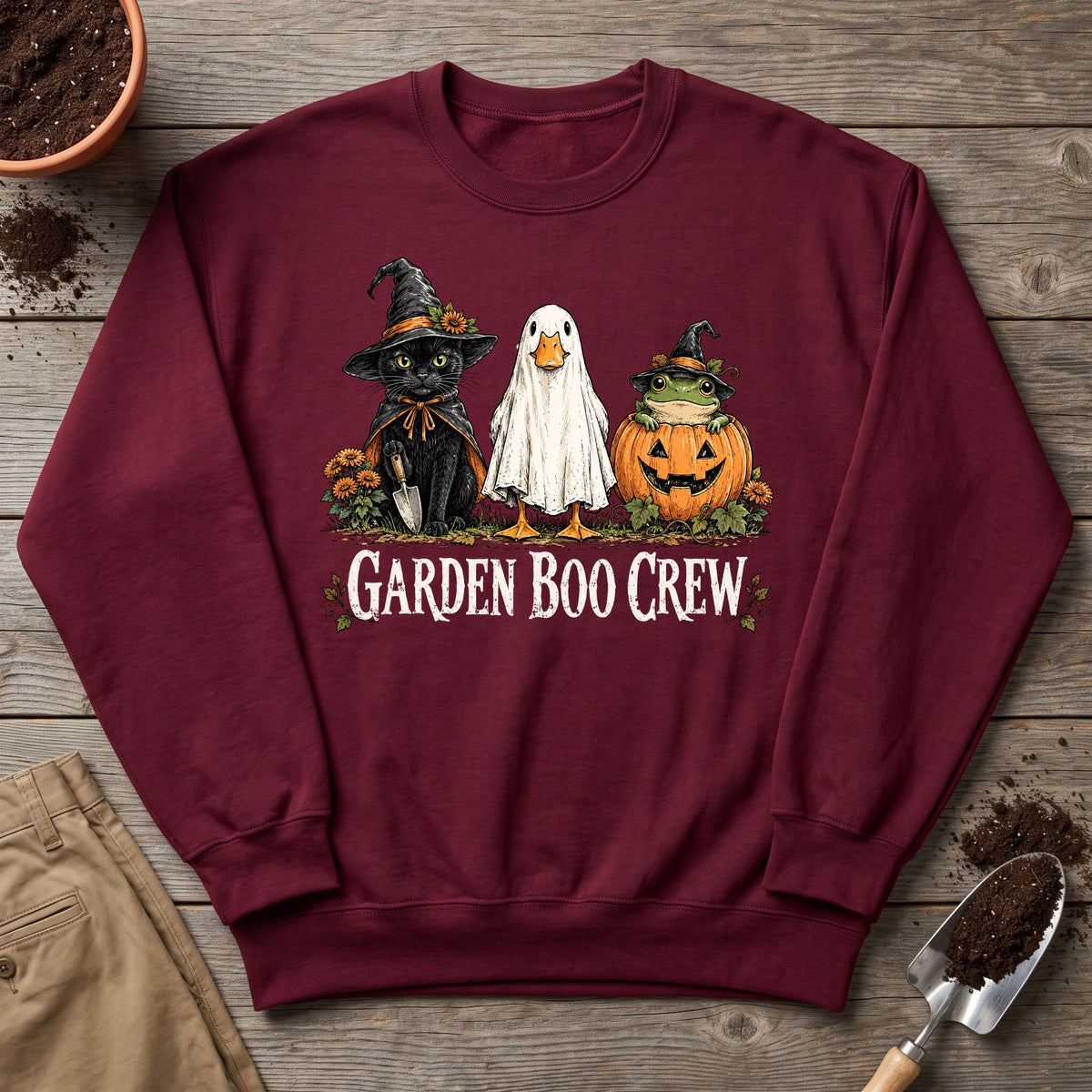 Garden Boo Crew Sweatshirt
