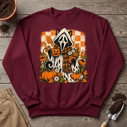 Spooky Garden Cat Sweatshirt
