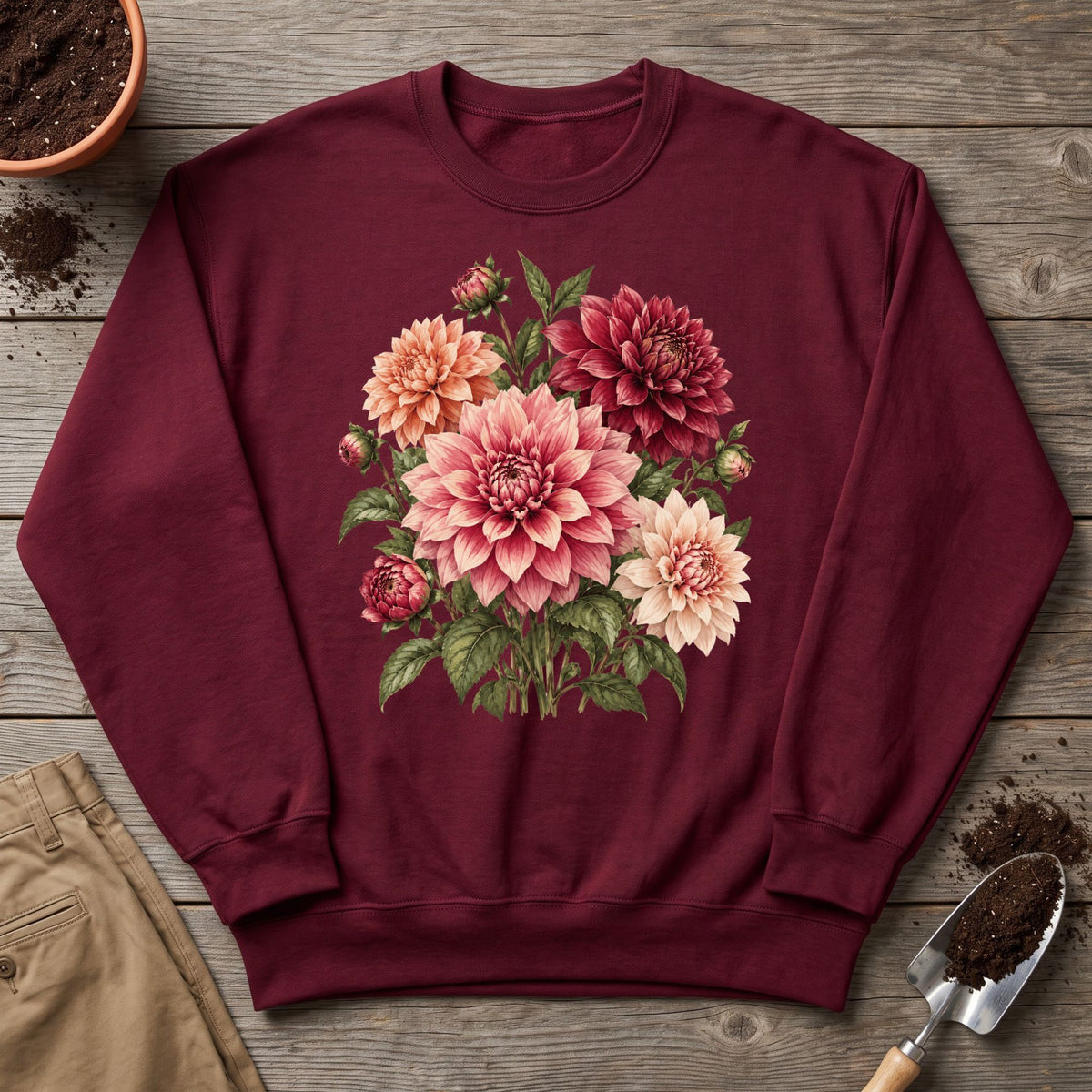 Dahlia Bouquet Sweatshirt