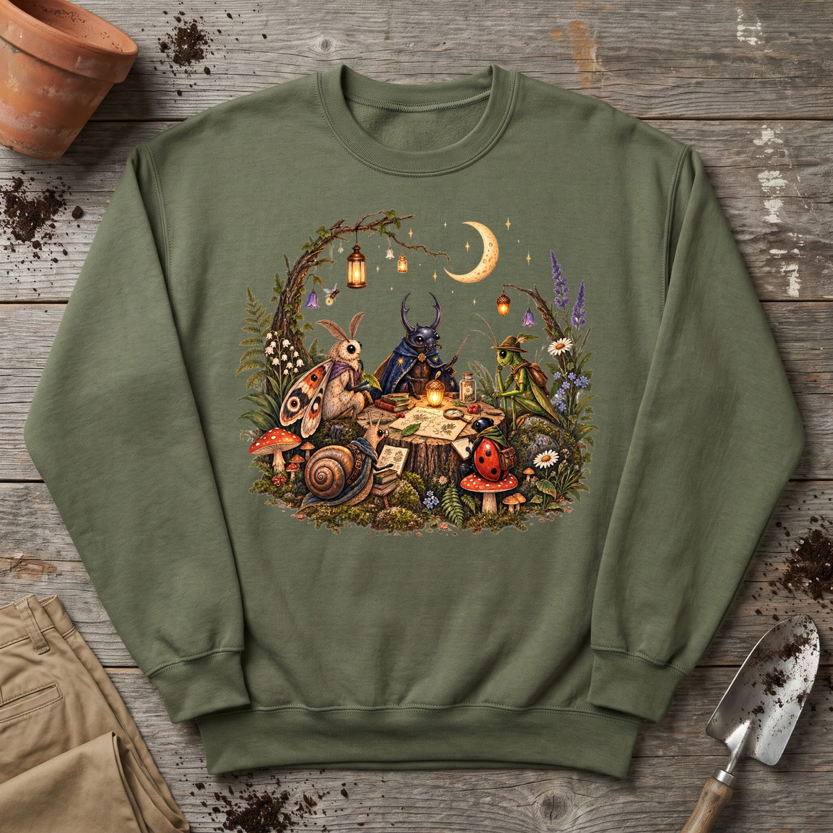 Moonlit Bug Council Sweatshirt