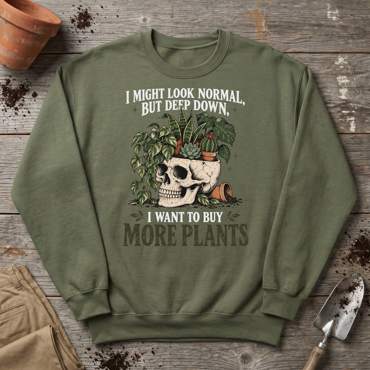 Buy More Plants Sweatshirt