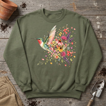 Hummingbird in Bloom Sweatshirt