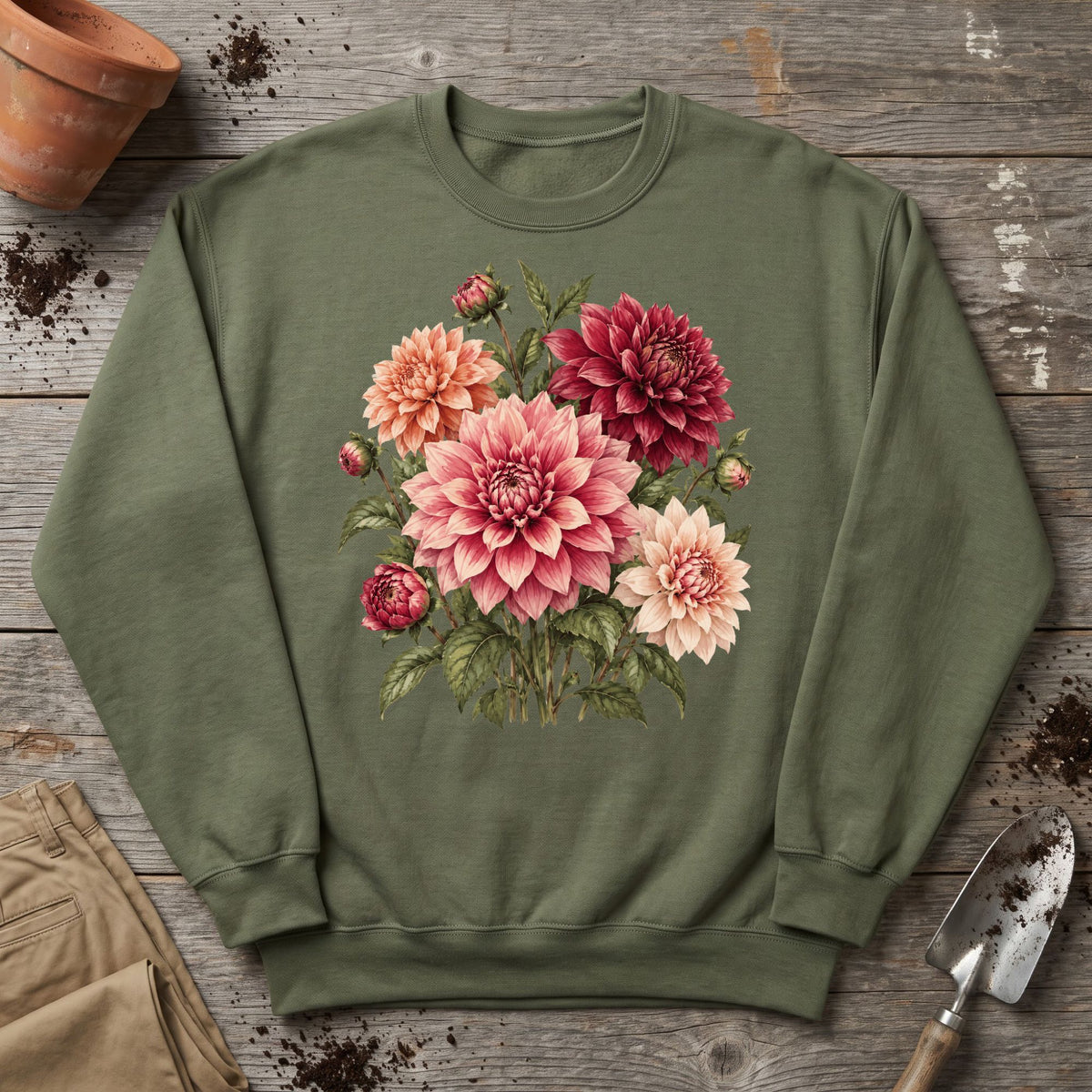 Dahlia Bouquet Sweatshirt