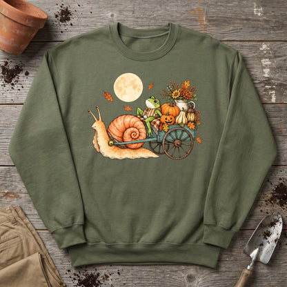 Moonlit Pumpkin Wagon Sweatshirt