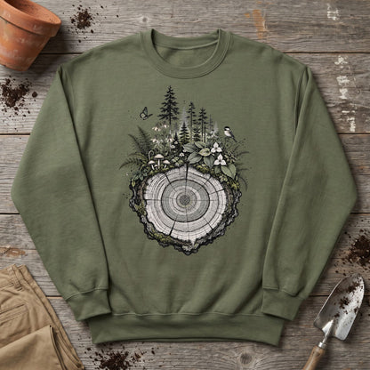 Forest Growth Rings Sweatshirt