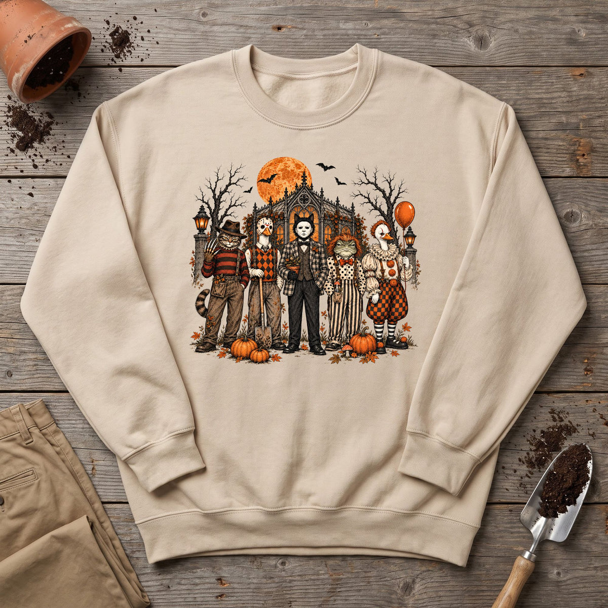 Spooky Garden Lineup Sweatshirt