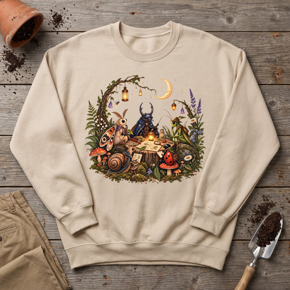Moonlit Bug Council Sweatshirt