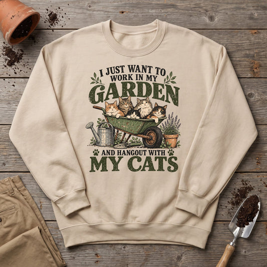 Garden Cat Life Sweatshirt