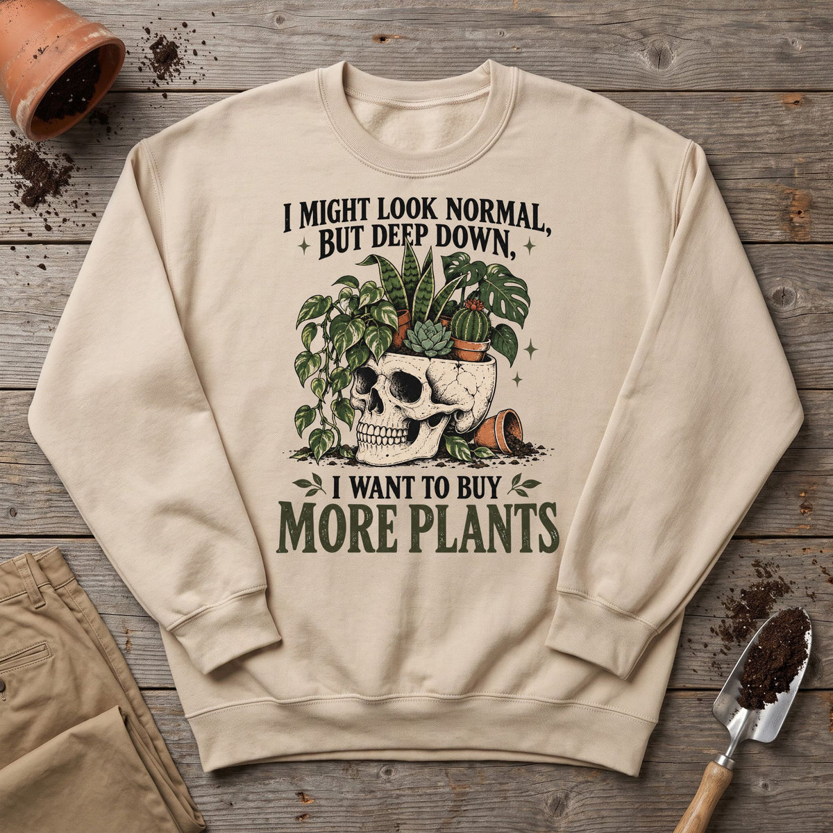 Buy More Plants Sweatshirt