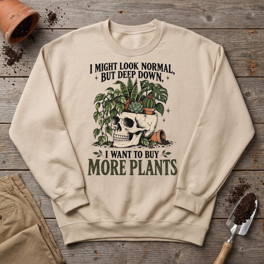 Buy More Plants Sweatshirt
