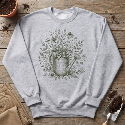 Botanical Watering Can Sweatshirt