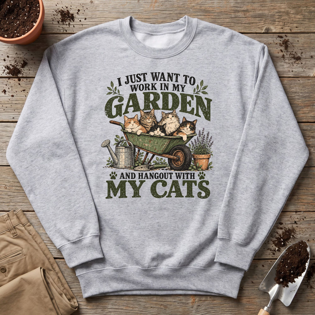 Garden Cat Life Sweatshirt