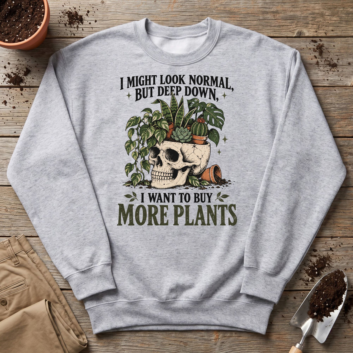 Buy More Plants Sweatshirt