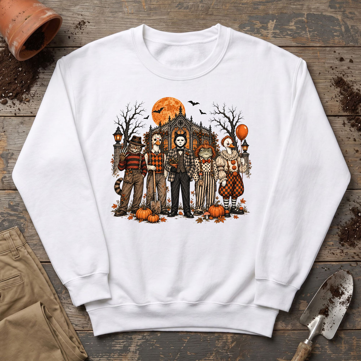 Spooky Garden Lineup Sweatshirt