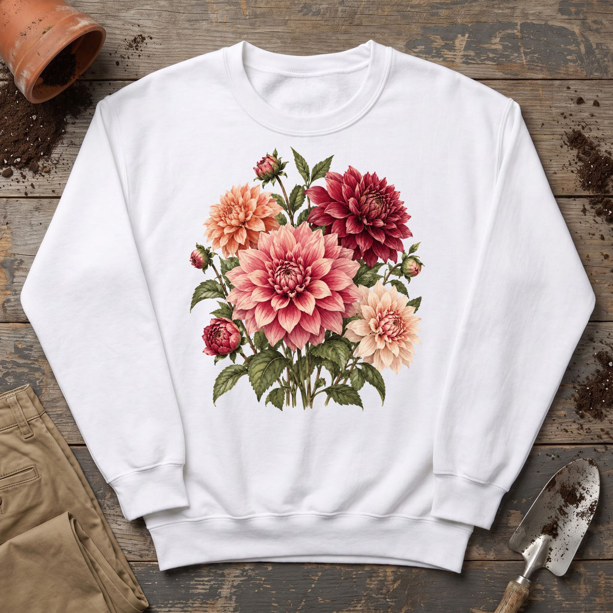 Dahlia Bouquet Sweatshirt