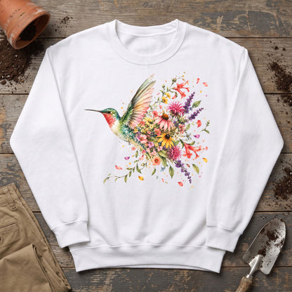 Hummingbird in Bloom Sweatshirt