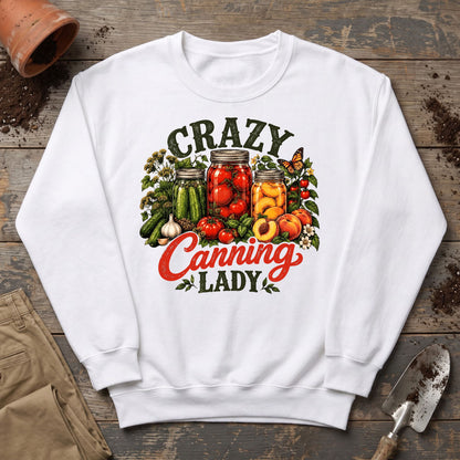 Crazy Canning Lady Sweatshirt