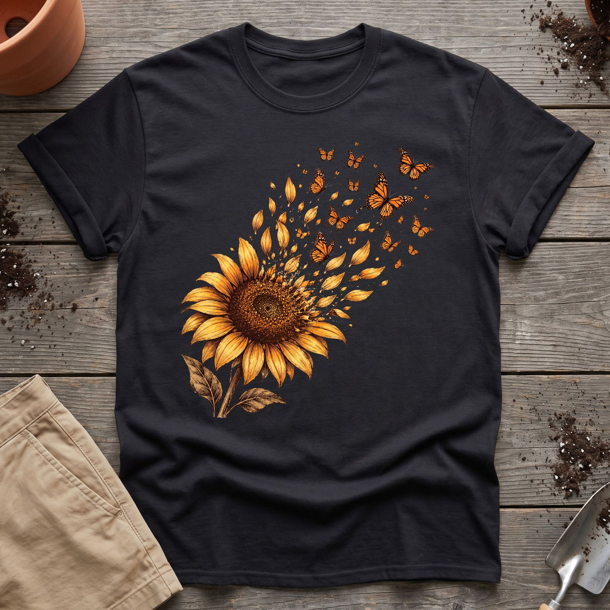 Monarch Sunflower T-Shirt