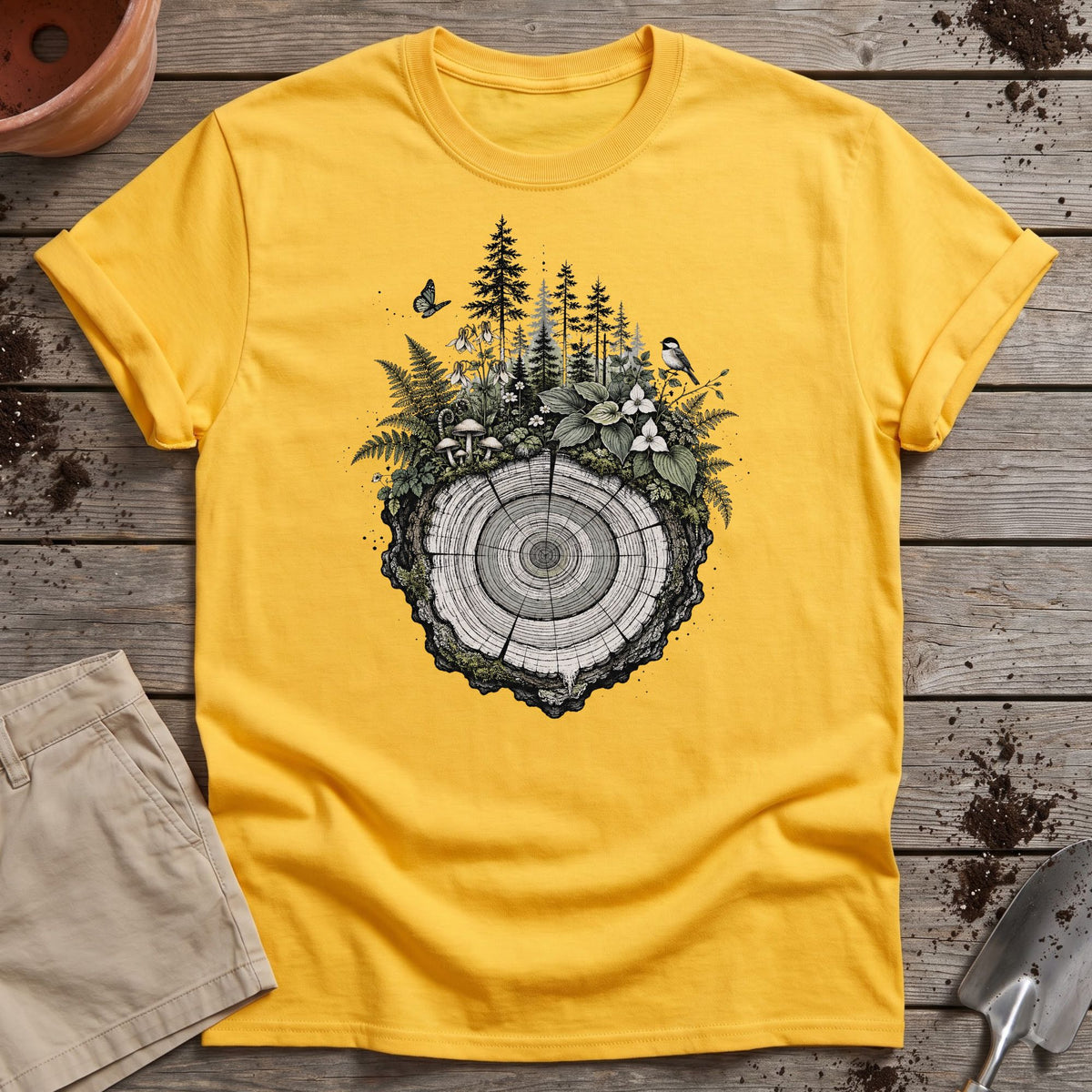 Forest Growth Rings T-Shirt