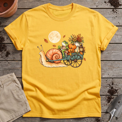 Moonlit Pumpkin Wagon T-Shirt