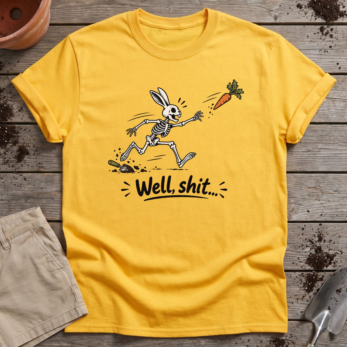 Well Shit Bunny T-Shirt